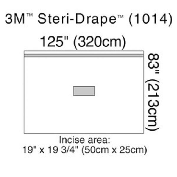 Orthopedic Drape 3M™ Steri-Drape™ Patient Isolation Drape 125 W X 83 L Inch Sterile