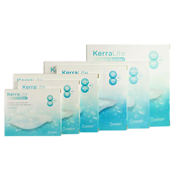 Hydrogel Dressing KerraLite Cool® 6 X 6 Inch Square
