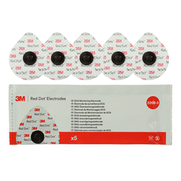Monitoring Electrode, 1.25" Dia, Adult/Pediatric, Cloth, Hydrogel, Gentle, 5/bg, 200 bg/cs