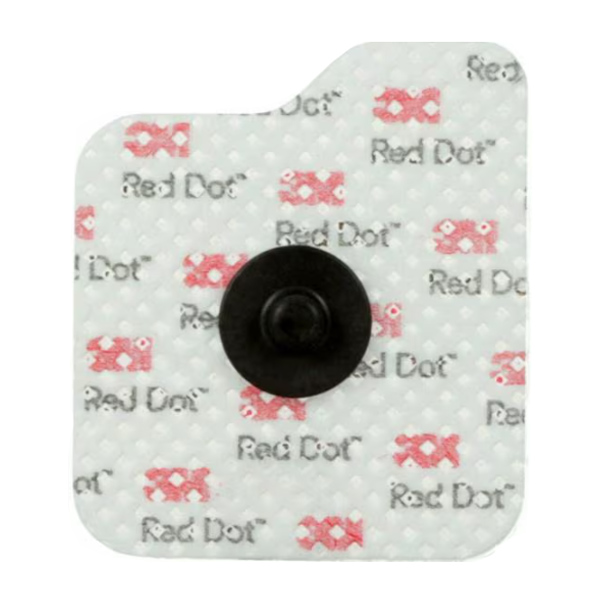 ECG Snap Electrode 3M™ Red Dot™ Monitoring Radiolucent 5 per Pack