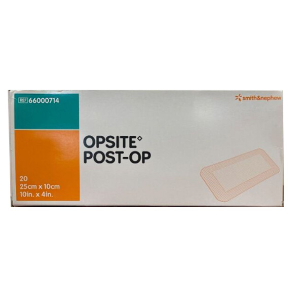 Transparent Film Dressing with Pad OpSite Post Op Rectangle 10 X 4 Inch 3 Tab Delivery Without Label Sterile
