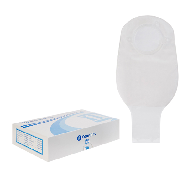 Colostomy Pouch Sur-Fit Natura® Two-Piece System 12 Inch Length Drainable