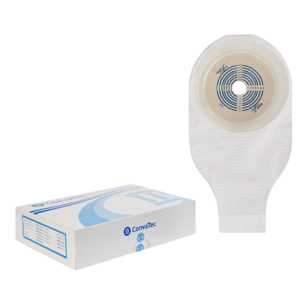 Colostomy Pouch ActiveLife® One-Piece System 12 Inch Length 3/4 to 2-1/2 Inch Stoma Drainable Trim To Fit