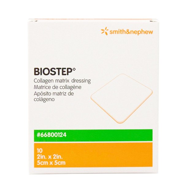 Collagen Dressing Biostep™ Collagen 2 X 2 Inch 10 per Pack