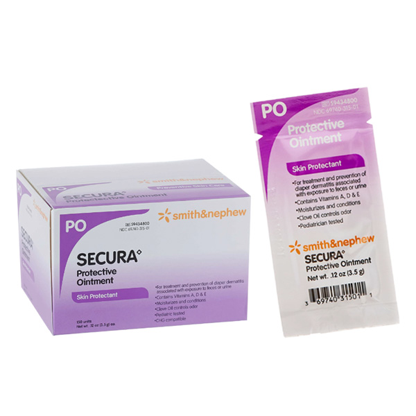 Skin Protectant Secura™ 3.5 Gram Individual Packet Scented Ointment