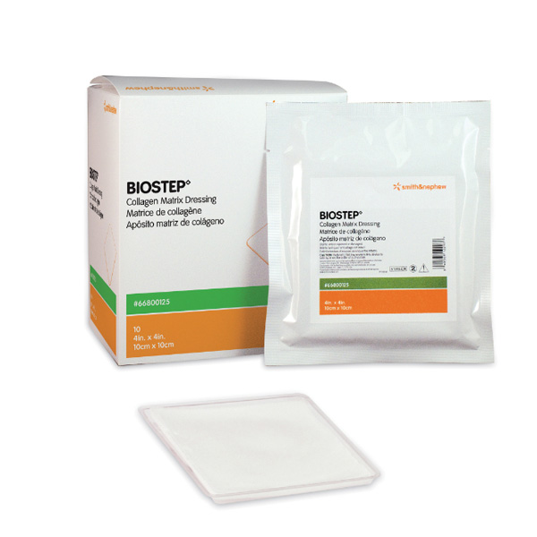 Collagen Dressing Biostep™ Collagen 4 X 4 Inch 10 per Pack
