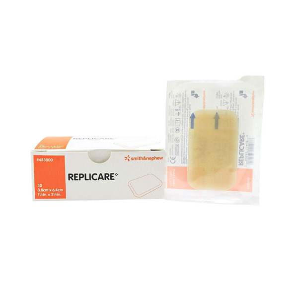 Hydrocolloid Dressing Replicare 1-1/2 X 2-1/2 Inch Rectangle Sterile