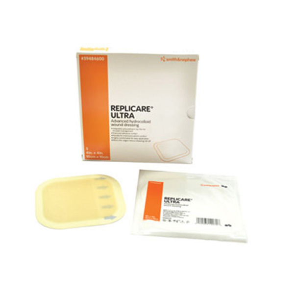 Hydrocolloid Dressing Replicare Ultra 6 X 6 Inch Square Sterile