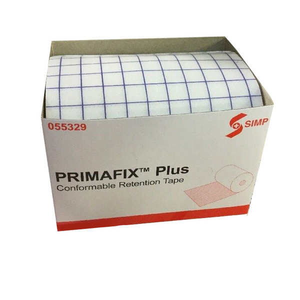 Dressing Retention Tape with Liner Primafix Plus Breathable Nonwoven Polyester 4 Inch X 10 Yard White NonSterile