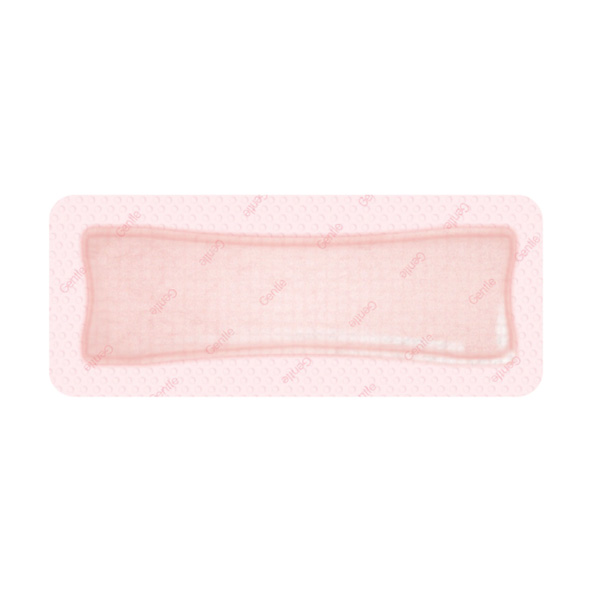 Silicone Foam Dressing Allevyn Gentle Border 4 X 8 Inch Rectangle Silicone Gel Adhesive with Border Sterile