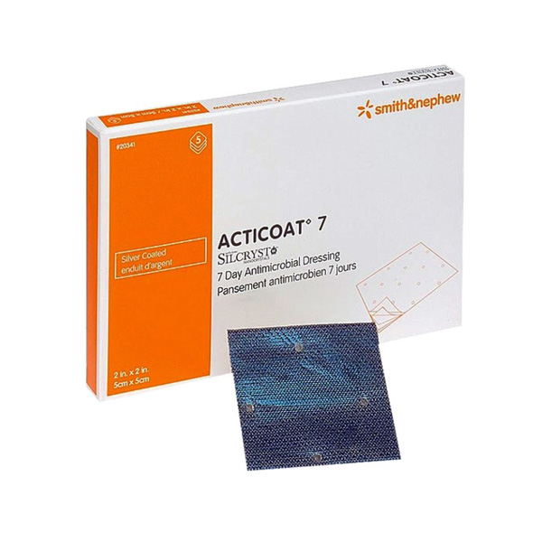 Silver Dressing Acticoat 7 2 X 2 Inch Square Sterile