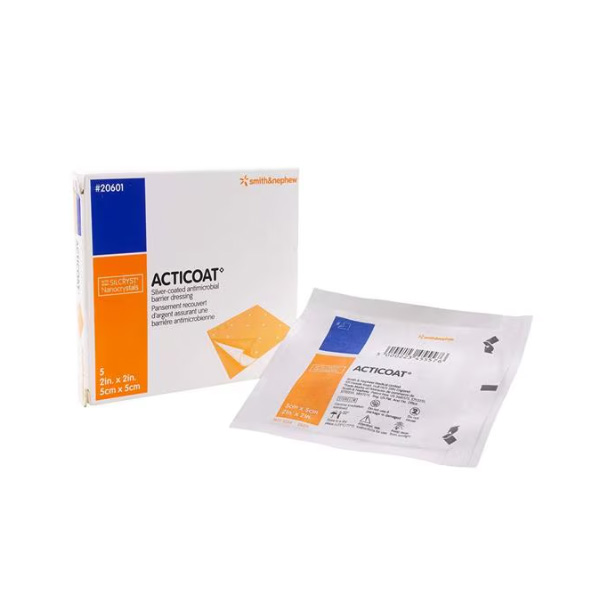 Silver Dressing Acticoat 2 X 2 Inch Square Sterile