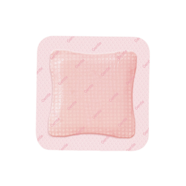 Silicone Foam Dressing Allevyn Gentle Border 5 X 5 Inch Square Silicone Gel Adhesive with Border Sterile
