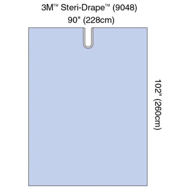 Surgical Drape 3M™ Steri-Drape™ Split Drape 90 W X 102 L Inch Sterile