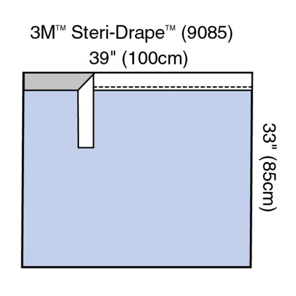 Steri-Drape™ Adhesive Towel Drape, 39" x 33", Absorbent Impervious Material, 30/bx, 4 bx/cs
