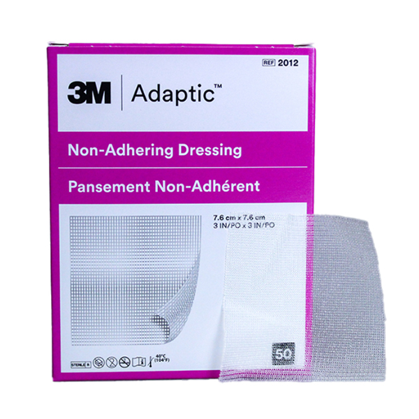 Impregnated Non-Adherent Dressing Adaptic™ 3 X 3 Inch Cellulose Acetate Mesh Petrolatum Emulsion Sterile