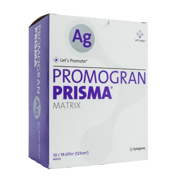 Silver Collagen Dressing Promogran Prisma® Matrix 19-1/10 X 19-1/10 Inch Hexagon Sterile