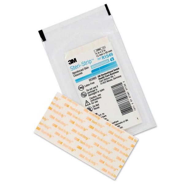 Skin Closure Strip Steri-Strip™ 1/2 X 2 Inch Nonwoven Material Reinforced Strip White
