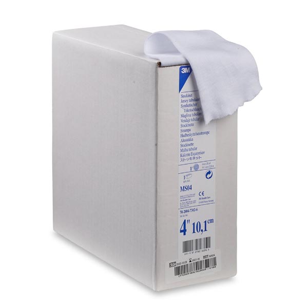 Stockinette Undercast 3M™ 4 Inch X 25 Yard Polyester NonSterile