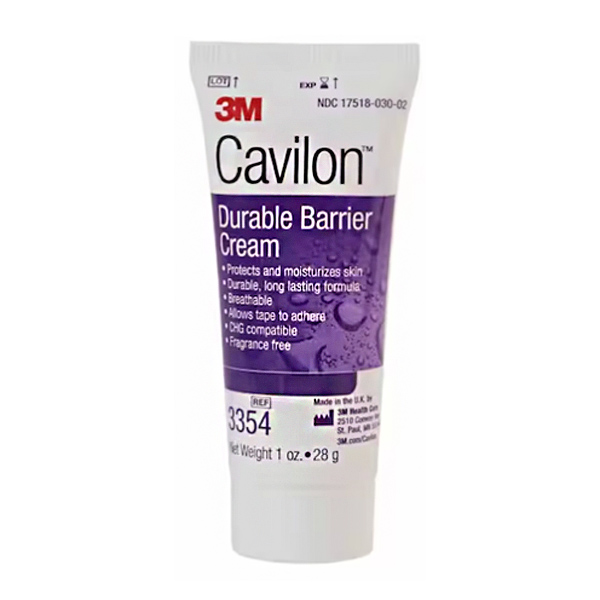 Skin Protectant 3M™ Cavilon™ 1 oz. Tube Unscented Cream CHG Compatible