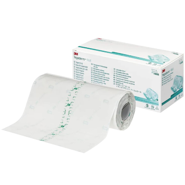 Transparent Film Dressing 3M™ Tegaderm™ Roll 6 Inch X 11 Yard 2 Tab Delivery Without Label NonSterile