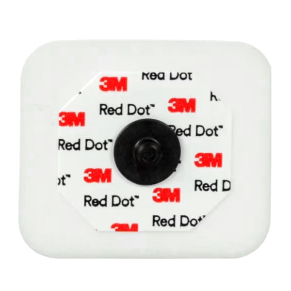 ECG Snap Electrode 3M™ Red Dot™ Monitoring Radiolucent 3 per Pack
