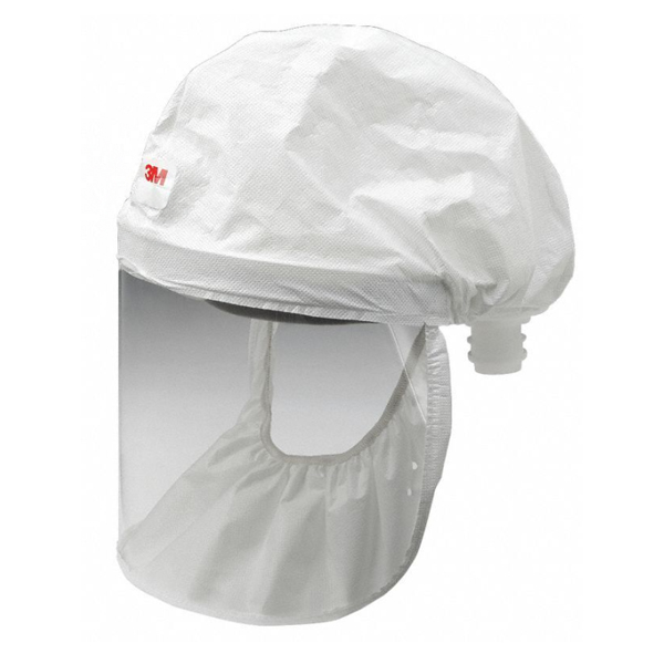 3M™ Versaflo™ Air Purifying Respirator Headcover Pull On Closure Small / Medium White