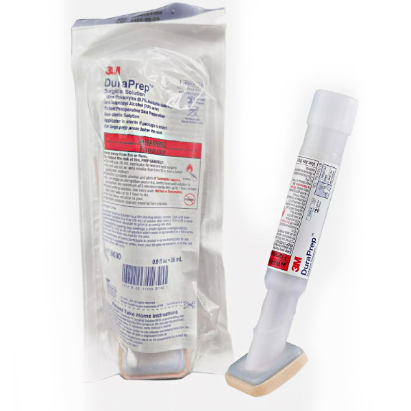 Skin Prep Solution 3M™ DuraPrep™ 26 mL Foam Applicator 0.7% / 74% Strength Iodine Povacrylex / Isopropyl Alcohol NonSterile