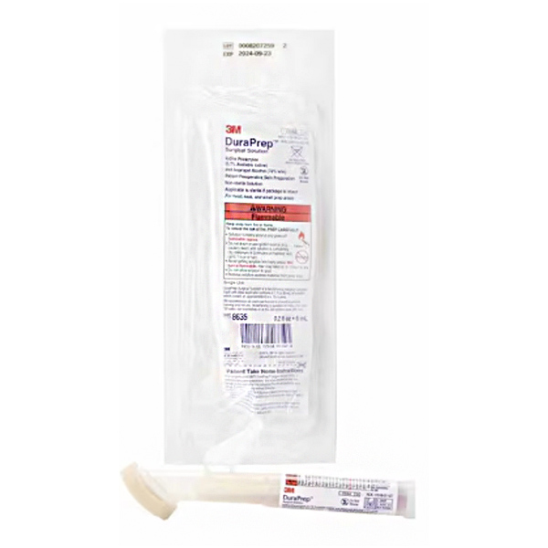 Skin Prep Solution 3M™ DuraPrep™ 6 mL Foam Applicator 0.7% / 74% Strength Iodine Povacrylex / Isopropyl Alcohol NonSterile