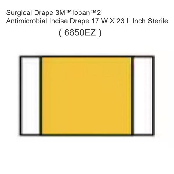 Surgical Drape 3M™Ioban™2 Antimicrobial Incise Drape 17 W X 23 L Inch Sterile