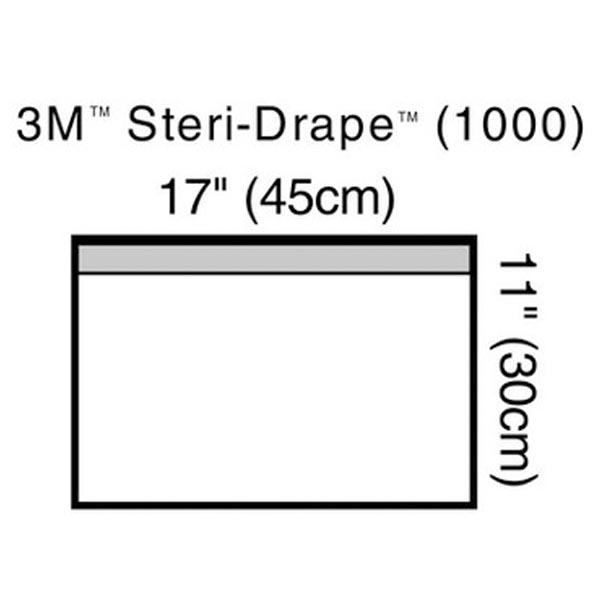 General Purpose Drape 3M™ Steri-Drape™ Small Towel Drape 17 W X 11 L Inch Sterile