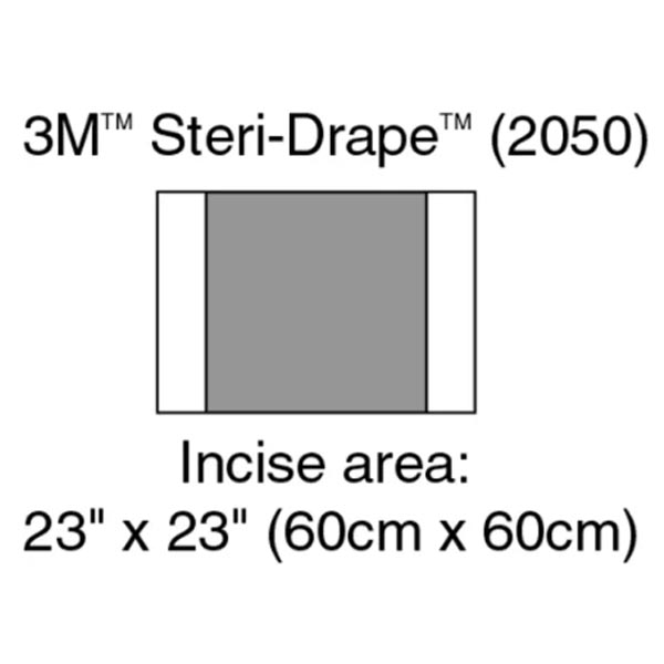 Surgical Drape 3M™ Steri-Drape™ 2 Incise Drape 23 W X 23 L Inch Sterile