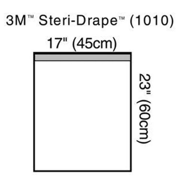 General Purpose Drape 3M™ Steri-Drape™ Large Towel Drape 17 W X 23 L Inch Sterile