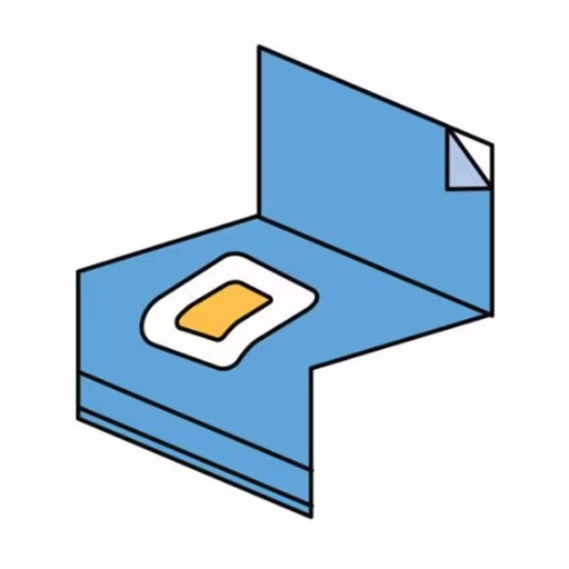 [MMM-6697] Cesarean-Section Sheet with Ioban 2 Incise Pouch, 77" x 122", 5/cs