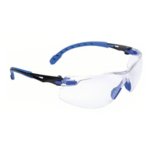 [MMM-S1101SGAF] 1000-Series Safety Glasses, Scotchgard™ Anti-Fog Lens, Black/Blue Frame, Clear Lens, 20/cs
