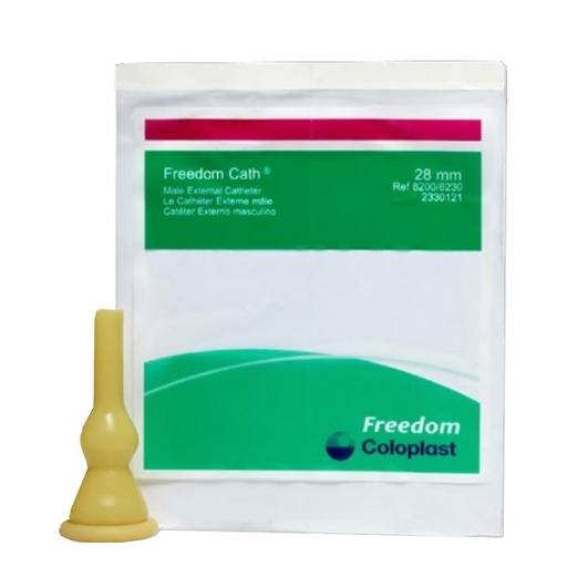 [COL-8230] Male External Catheter Freedom Cath® Self-Adhesive Strip Latex Medium