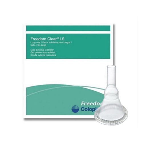 [COL-5390] Male External Catheter Freedom Clear® LS Self-Adhesive Seal Silicone Intermediate