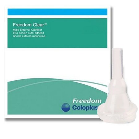 [COL-8000] Male External Catheter Freedom Cath® Self-Adhesive Strip Latex Small