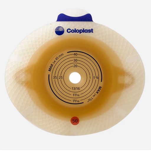 [COL-10011] Ostomy Barrier SenSura® Click Trim To Fit, Standard Wear Double Layer Adhesive 40 mm Flange Green Code System 3/8 to 1-3/8 Inch Opening