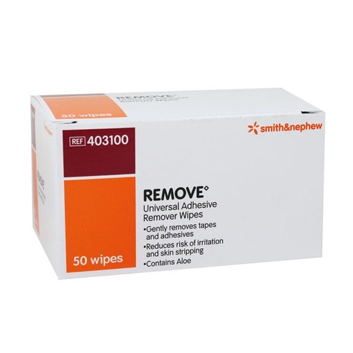 [SMI-403100] Adhesive Remover Remove™ Wipe 50 per Pack