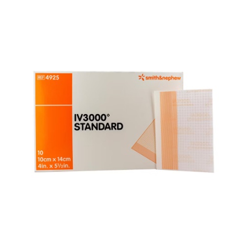 [SMI-4925] Catheter Securement Dressing IV3000™ Film 4 X 5 Inch Sterile