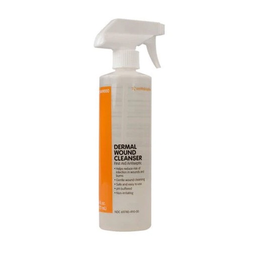 [SMI-449000] General Purpose Wound Cleanser Dermal Wound 16 oz. Spray Bottle Benzethonium Chloride