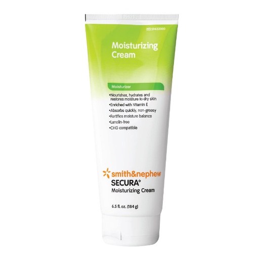 [SMI-59432000] Hand and Body Moisturizer Secura™ 6.5 oz. Tube Unscented Cream