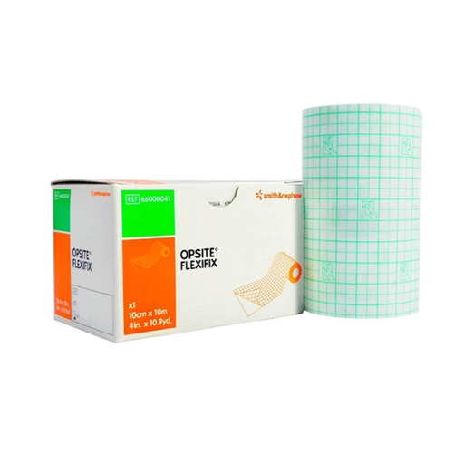 [SMI-66000041] Dressing Retention Tape with Liner OpSite Flexifix Waterproof Film 4 Inch X 11 Yard Transparent NonSterile