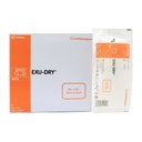 Anti-Shear Absorbent Dressing Exu-Dry Pediatric Polyethylene / Rayon / Cellulose 6 X 9 Inch