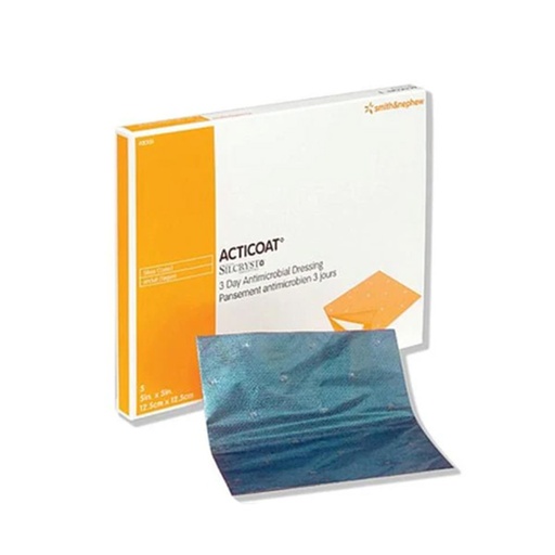 [SMI-20151] Silver Dressing Acticoat 5 X 5 Inch Square Sterile