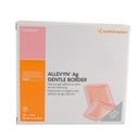Silver Silicone Foam Dressing Allevyn Ag Gentle Border 5 X 5 Inch Square Sterile