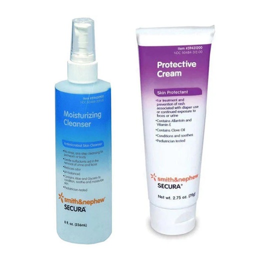 [SMI-59434400] Skin Protectant Kit Secura™ Two-Step 8 oz. Bottle Unscented Lotion
