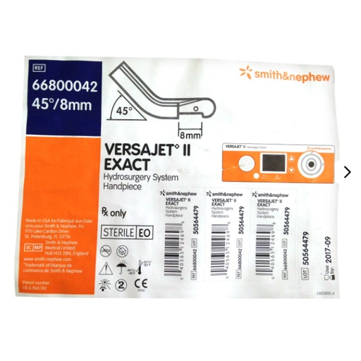[SMI-66800042] Handpiece VERSAJET II Exact Disposable, 45º/8mm