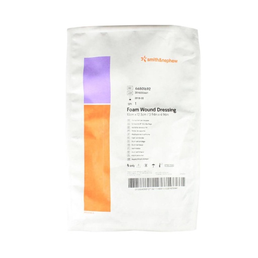 [SMI-66801692] Foam Dressing 0.5 X 4 X 5 Inch